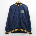 XL★古着 長袖 ハーフジップ ナイロン ジャケット メンズ 00年代 00s NEWTON 大きいサイズ 濃紺他 26mar07