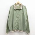 XL★古着 IZOD 長袖 ナイロン ジャケット メンズ 90年代 90s ワンポイントロゴ 緑 26apr03