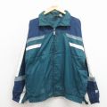 XL★古着 長袖 ナイロン ジャケット メンズ 90年代 90s 緑他 26apr06