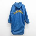 XL★古着 長袖 ナイロン ジャケット パーカー メンズ 80年代 80s Santa ロング丈 ラグラン USA製 青 内側ボア【spe】 26apr10