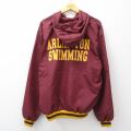 L★古着 チャンピオン champion 長袖 ナイロン ジャケット パーカー メンズ 80年代 80s ARLINGTON USA製 タロン エンジ他 26apr18
