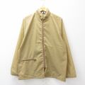 M★古着 長袖 ナイロン ジャケット メンズ 80年代 80s ラグラン ベージュ系 26apr18