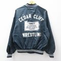XL★古着 長袖 ナイロン ジャケット メンズ 80年代 80s CEDAR CLIFF ラグラン USA製 紺系他 26apr18