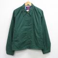 L★古着 長袖 ナイロン ジャケット メンズ 80年代 80s ラグラン 緑 26apr22