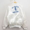 90s ラグランナイロンジャケット ダンススタジオ ホワイト M | 古着
