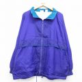 ベーシックエディションズ 90s ナイロンジャケット パープル L | 古着
