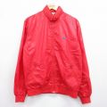 ラコステ 80s ナイロンジャケット ワンポイントロゴ レッド M | 古着