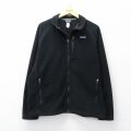 XL★古着 パタゴニア patagonia 長袖 フリース ジャケット メンズ ワンポイントロゴ ラグラン ポーラテック 黒 26feb20