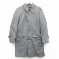 L★古着 長袖 コート メンズ 90年代 90s ロング丈 グレー 25jan10 中古 アウター
