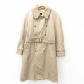 L★古着 長袖 コート メンズ 90年代 90s ラグラン ロング丈 ベージュ カーキ 内側ウール 25jan10 中古 アウター