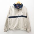 XL★古着 ドッカーズ 長袖 ハーフジップ ジャケット メンズ ゴルフ 大きいサイズ 薄ベージュ系他 カーキ 25jan23 中古 アウター ジャンパー ブルゾン