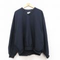 CUTTER 長袖ジャケット Vネック ブラック XL | 古着