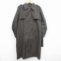 L★古着 ロンドンフォグ 長袖 トレンチ コート メンズ 90年代 90s ロング丈 茶系 ブラウン 25feb19 中古 アウター
