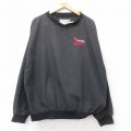XL★古着 Dunbrooke 長袖 ジャケット メンズ 90年代 90s Entergy 大きいサイズ クルーネック USA製 黒 ブラック 25sep10 中古 アウター ジャンパー ブルゾン