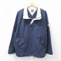 【20%OFF】XL★古着 ギャップ GAP 長袖 ハーフジップ ジャケット メンズ 00年代 00s コットン 濃紺 ネイビー 【spe】 25sep19 中古 アウター ジャンパー ブルゾン