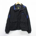 XL★古着 長袖 ジャケット メンズ 90年代 90s エクセル 大きいサイズ USA製 黒 ブラック 25sep24 中古 アウター ジャンパー ブルゾン