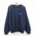 【20%OFF】XL★古着 チャンピオン champion 長袖 ジャケット メンズ 90年代 90s NFL 大きいサイズ クルーネック 紺 ネイビー アメフト スーパーボウル 25sep26 中古 アウター ジャンパー ブルゾン