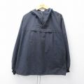 XL★古着 長袖 ハーフジップ ジャケット アノラック パーカー メンズ 90年代 90s 黒 ブラック 【spe】 25oct02 中古 アウター ジャンパー ブルゾン