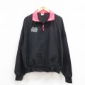 XL★古着 スイングスター 長袖 ジャケット メンズ 90年代 90s モータースポーツ ラグラン USA製 黒 ブラック 25oct02 中古 アウター ジャンパー ブルゾン