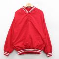 XL★古着 ホロウェイ 長袖 ジャケット メンズ 90年代 90s 大きいサイズ USA製 赤他 レッド 25oct10 中古 アウター ジャンパー ブルゾン