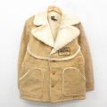 XL★古着 スイングスター 長袖 ランチ コート メンズ 80年代 80s グッドイヤー ラングラー Wrangler 大きいサイズ コットン 茶他 ブラウン 内側ボア 【spe】 25oct16 中古 アウター
