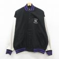 XL★古着 長袖 ジャケット メンズ 90年代 90s Q1 大きいサイズ USA製 黒 25nov17