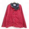 XL★古着 エディーバウアー 長袖 ジャケット メンズ 00年代 00s 大きいサイズ 赤 25dec22