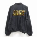 XL★古着 長袖 ジャケット メンズ アーミー ARMY 黒 25dec19