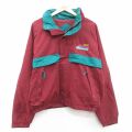XL★古着 Dunbrooke 長袖 ジャケット メンズ 00年代 00s LARIMER ツートンカラー 大きいサイズ エンジ他 26jan09