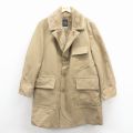 XL★古着 長袖 コート メンズ 80年代 80s ロング丈 ベージュ 内側ファー【spe】 26jan17