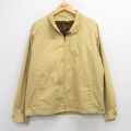 XL★古着 ロンドンフォグ 長袖 ジャケット スイングトップ メンズ 80年代 80s ラグラン 大きいサイズ タロン 黄【spe】 26jan27