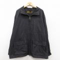 XL★古着 ティンバーランド 長袖 ジャケット メンズ 00年代 00s ワンポイントロゴ 大きいサイズ ロング丈 黒【spe】 26jan30