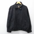 XL★古着 長袖 ジャケット メンズ 大きいサイズ 黒 26feb10