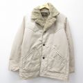 XL★古着 長袖 ジャケット コート メンズ 80年代 80s 薄ベージュ【spe】 26feb13