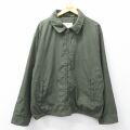 XL★古着 エディーバウアー 長袖 ジャケット スイングトップ メンズ 00年代 00s 大きいサイズ 濃緑【spe】 26feb25