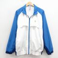 XL★古着 アディダス adidas 長袖 ジャケット メンズ 00年代 00s ワンポイントロゴ ラグラン 青他【spe】 26mar03