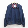 XL★古着 長袖 ジャケット スイングトップ メンズ 00年代 00s ラグラン 紺 26mar05
