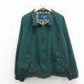 XL★古着 タウンクラフト 長袖 ジャケット メンズ 00年代 00s ラグラン 緑 内側キルティング 26mar05