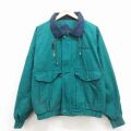 L★古着 Dunbrooke 長袖 ジャケット メンズ 90年代 90s ポセイドン 緑 26mar05