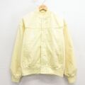 L★古着 長袖 ダービー ジャケット メンズ 80年代 80s 黄 26mar05