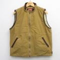 L★古着 ラングラー ベスト メンズ コットン 茶他 26mar06