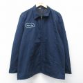 XL★古着 レッドキャップ 長袖 ワーク ジャケット メンズ 80年代 80s Shipping USA製 タロン 濃紺 内側キルティング 26mar06