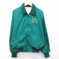 XL★古着 デロング 長袖 ジャケット メンズ 90年代 90s Wayerhaeuser ラグラン USA製 緑 26mar06