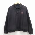 XL★古着 ラルフローレン 長袖 ブランド ジャケット メンズ 90年代 90s ワンポイントロゴ 大きいサイズ 黒 内側メッシュ【spe】 26mar16