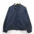 L★古着 長袖 ジャケット スイングトップ メンズ 80年代 80s ラグラン タロン 紺【spe】 26apr15