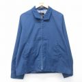 XL★古着 長袖 ジャケット スイングトップ メンズ 70年代 70s ラグラン タロン 紺 26apr22