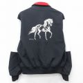L★古着 Dunbrooke 長袖 ジャケット メンズ 90年代 90s 馬 USA製 黒他 26apr22