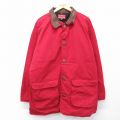 マルボロ 90s 長袖ジャケット ダック地 レッド XL | 古着