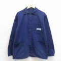 AEBEH 長袖ジャケット ネイビー L | 古着