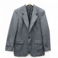 M★古着 長袖 テーラード ジャケット メンズ 90年代 90s ウール USA製 グレー 25feb19 中古 アウター